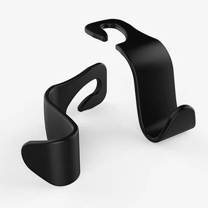 Car Headrest Bag Hooks — Seat Back Organizer Clips