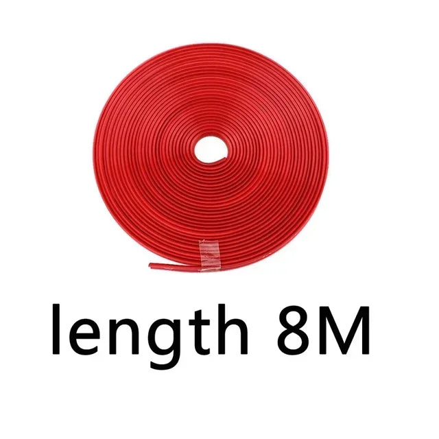 4M/8M Car Wheel Sticker Tire Protector Wheel Edge Protector Car Rim Protector Car Rim Styling Glossy Matte Auto Accessories