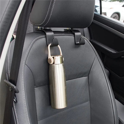Car Headrest Bag Hooks — Seat Back Organizer Clips