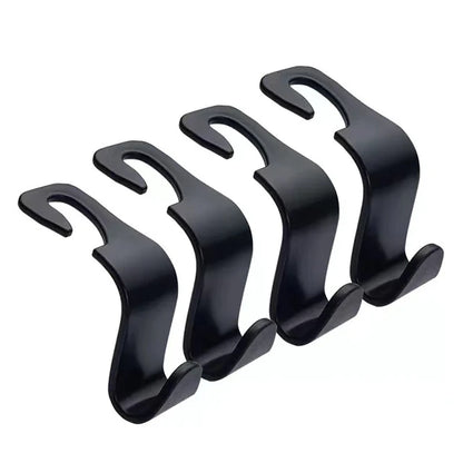 Car Headrest Bag Hooks — Seat Back Organizer Clips